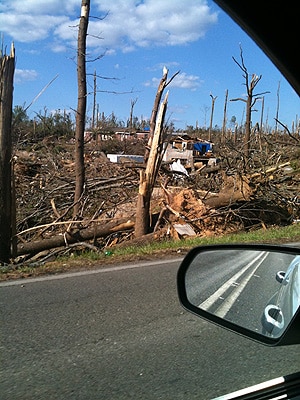Tornado destruction, Pleasant Grove, AL. April 27, 2011