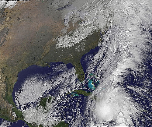 Hurricane Tomas caused death and destruction in the Caribbean in 2010. (Courtesy of NASA)