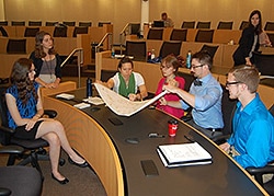 interns in a lecture hall