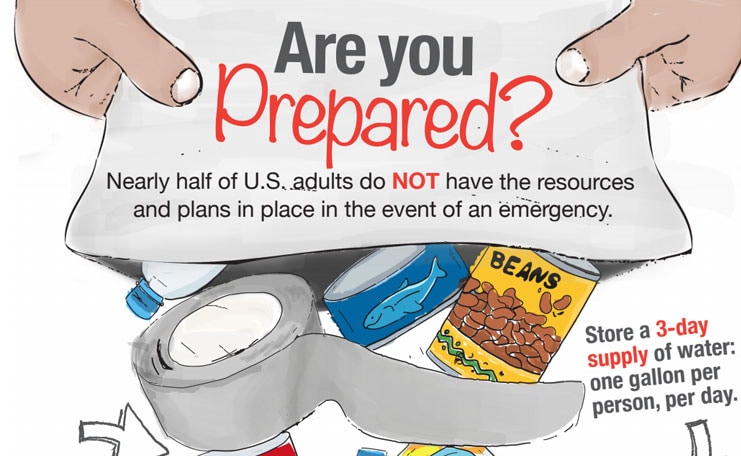 Are you prepared? Gather emergency supplies. Learn more at https://emergency.cdc.gov/.