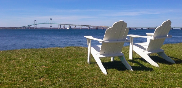 Adirondak chairs in Rhode Island