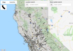 California drinking water service Mapping Tool