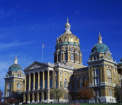 Iowa state capitol building
