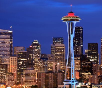Seattle, Washington skyline and Space Needle