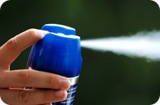 Aerosol pesticide spray
