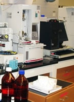 Laboratorian at work, CDC/Fort Collins.