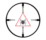 Graphic: Crosshairs with tick in the center