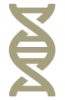 silhouette image of a stylized DNA strand