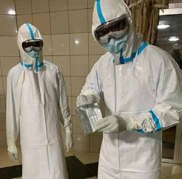 Scientist in 2021 at CDC helping contain and end Ebola outbreaks for DRC and Guinea.