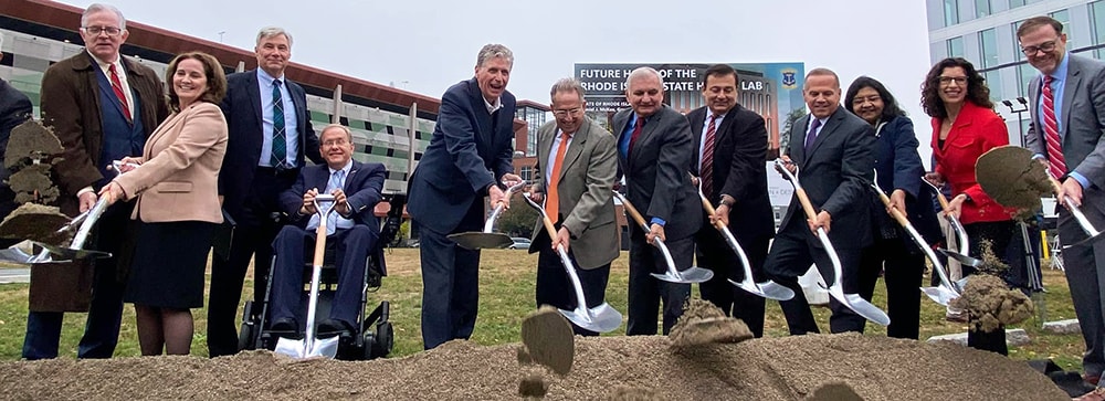 In 2022, Rhode Island Gov. Dan McKee and state leaders broke ground for a state-of-the-art facility
