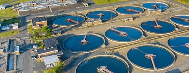 Wastewater treatment infrastructure the treatment facilities