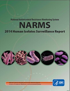 cover page of NARMS - National Antimicrobial Resistance Monitoring System: 2014 Human Isolates Surveillance Report