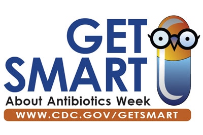 Logo for Get Smart - About Antibiotics Week Nov 16-22