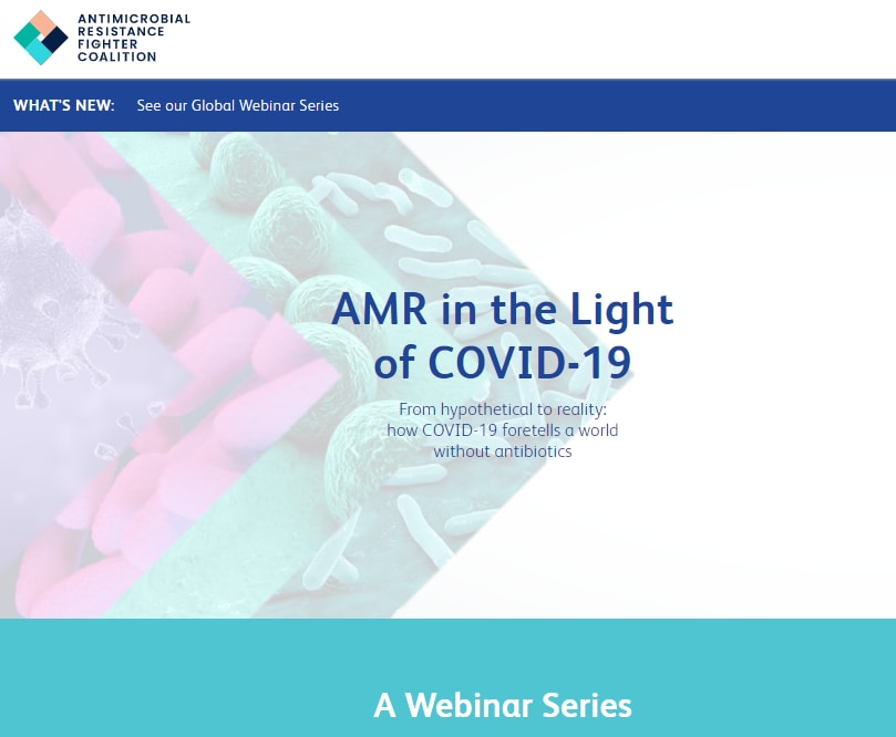 AMR in the Light of COVID-19 banner