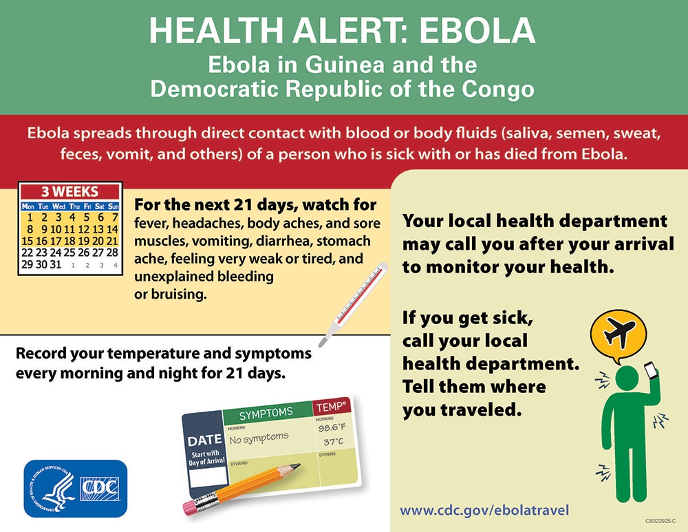 Health Alert: Ebola in Guinea and the DR of the Congo