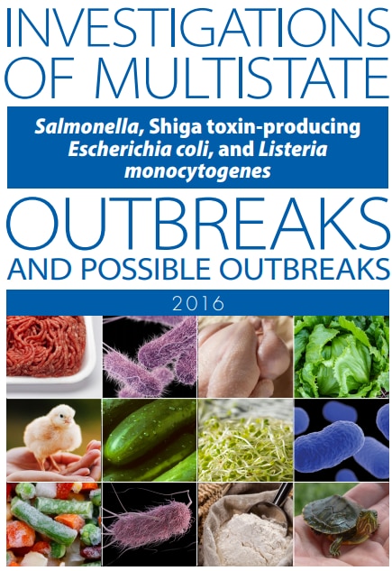 Investigations of Multistate Outbreaks and Possible Outbreaks 2016 Report cover