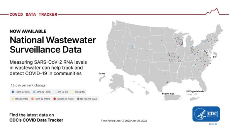 Wastewater Surveillance Data Map