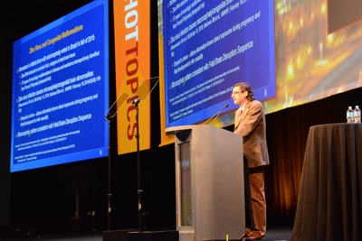 Image of CDC neuroepidemiologist Jim Sejvar recently presented his team’s study on Guillain Barré syndrome (GBS) and its association with Zika virus at the American Academy of Neurology’s annual conference