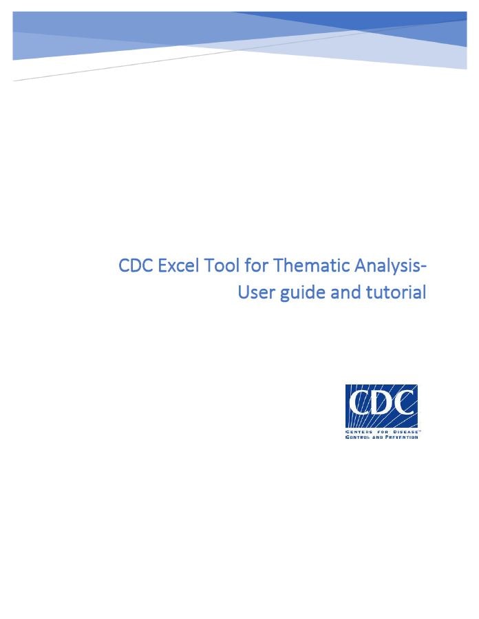 Thematic Tool User Guide