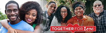 Together for Love - Collage of Photos of Smiling African Americans