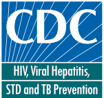 CDC logo appearing above the words HIV, Viral Hepatitis, STD and TB Prevention