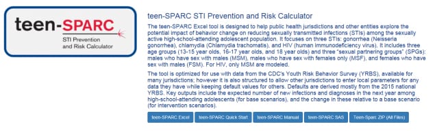 teen-SPARC website
