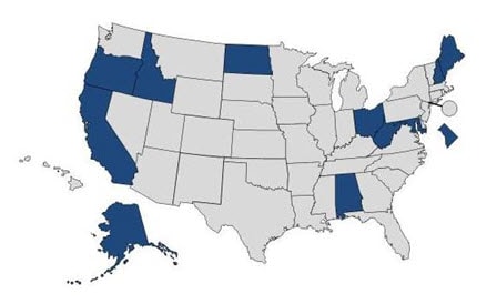 Provisional Counts Dashboard State Map