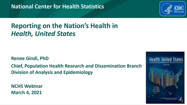 Health United States 2019 Webinar