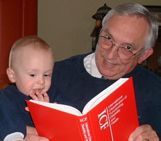 photo of Gerry Hendershot with grandson Thomas