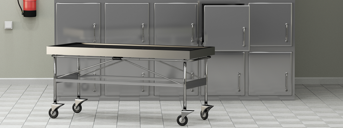 Medicolegal Death Investigation - Morgue Image of morgue