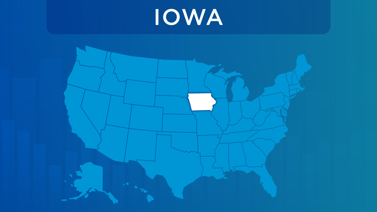 Iowa Statistics Map Iowa | Stats of the States | CDC