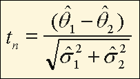 Equation for t-Test Where Covariance is Small