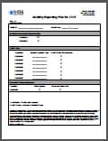 Image of a monthly reporting form.