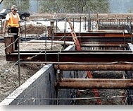 Image of a Worker at Trenching Site