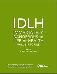 Cover shot of Immediately Dangerous to Life or Health Value Profile for Furan