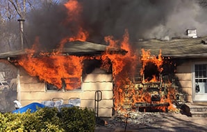 Residential fire in New York where tactics recommended by a NIOSH fire fighter fatality investigation report were used.