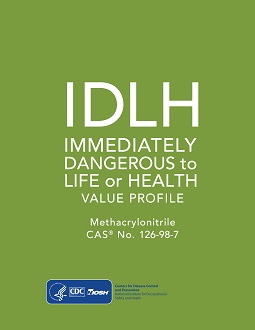 FY17_IDLH_Methacrylonitrile_2017-204 Cover Shot of IDLH Methacrylonitrile 2017-204