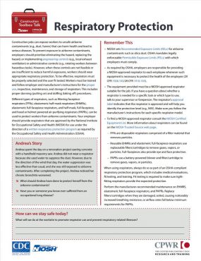 small image of Respiratory Protection pdf