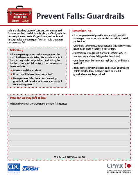 Prevent Falls: Guardrails	2022-146