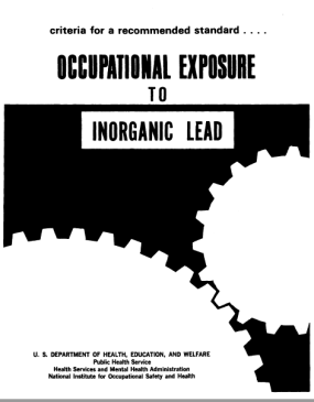 Criteria for a Recommended Standard: Occupational Exposure to Inorganic Lead pdf thumbnail