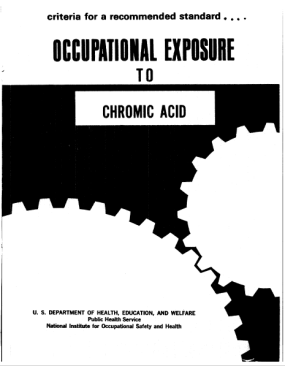 Criteria for a Recommended Standard: Occupational Exposure to Chromic Acid pdf thumbnail