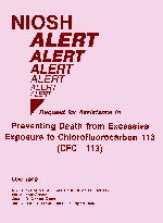 cover image of NIOSH Alert 89-109