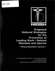 Title page of NIOSH Publication Number 89-129