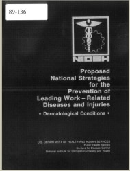 Title page of NIOSH Publication Number 89-136