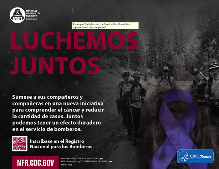NFR Luchemos juntos: bomberos que combaten incendios forestales 1