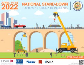 National Stand-Down to Prevent Struck-by Incidents taking place April 11–15, 2022