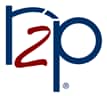 stylized typography logo reading r2p