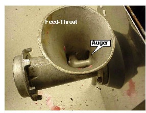 Grinder Housing, Auger, and Feed-Throat