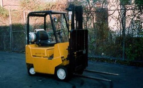 photo of the forklift involved  in the incident