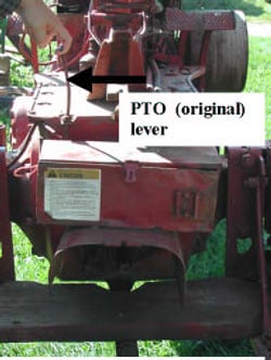 Figure 4. Original PTO engagement configuration
